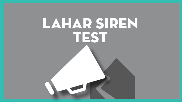 Lahar Siren Test City Of Sumner