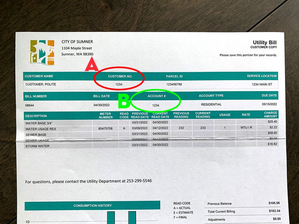 Online Utility Bill Pay City of Sumner