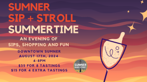 SUMNER SIP AND STROLL – SUMMERTIME - Aug 17