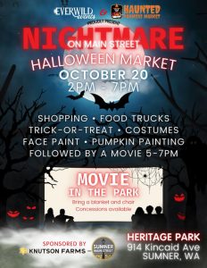 Nightmare on Main Street Halloween Market - October 20 @ Downtown Main Street