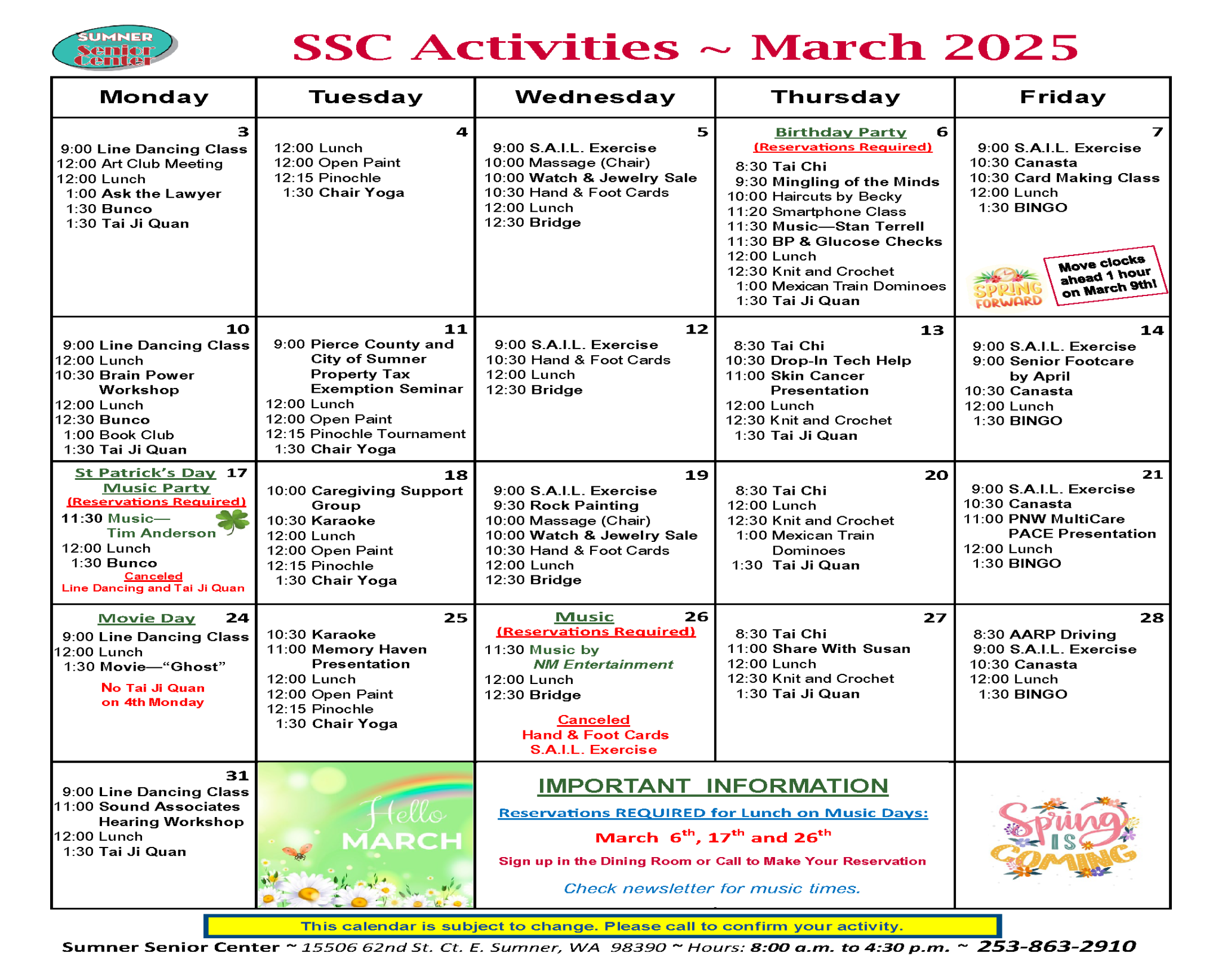 Senior Center – City of Sumner