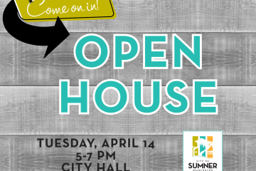 Come on in to the Open House with City logo